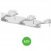 Aplique Regleta Led 3 focos Óptica plana Orientable Color Cromado [ALMBBOREA3]