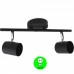 Aplique Regleta 2 focos orientables GU10 Color Blanco o Negro [ALMBMIG2]