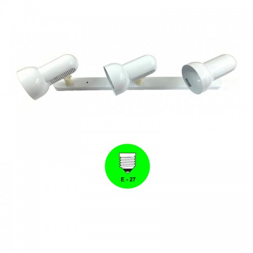 Aplique Regleta Murci 3 focos orientables E27 Color Blanco [ALMBY402-3]