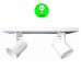 Regleta Aplique 2 Focos Orientables GU10 Blanco o Negro [ALRF772BN]