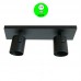 Regleta Aplique 2 Focos Orientables GU10 Blanco o Negro [ALRF772BN]