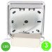 Aplique Led Double White Pared 10W [AL6110LM]