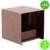 Aplique Led Cube Rust Pared IP54 12W [AL6181LM]