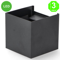 Aplique Led Cube Black Pared [AL6182LM]
