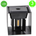 Aplique Led CUBE BLACK Pared IP54 12W [AL6184LM]