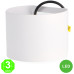 Aplique Led ROUND WHITE Pared IP54 12W [AL6187LM]