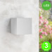 Aplique Led Cube White Pared [AL6197LM]