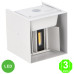 Aplique Led Cube White Pared [AL6197LM]