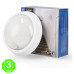 Aplique Plafón Led Sensor Movimiento Sphere PIR IP54 360° 12W [AL8225LM]