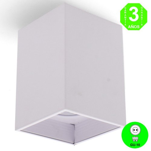 Aplique Cuadrado Berlín Basculante Color Blanco Pared o Techo [AL4271LM]