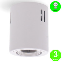 Aplique Cilíndrico Milano Color Blanco Pared o Techo [AL4272LM]