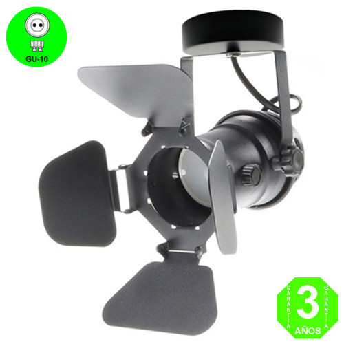 Aplique Movie Cinema Stage Negro orientable pared o techo [AL4341LM]