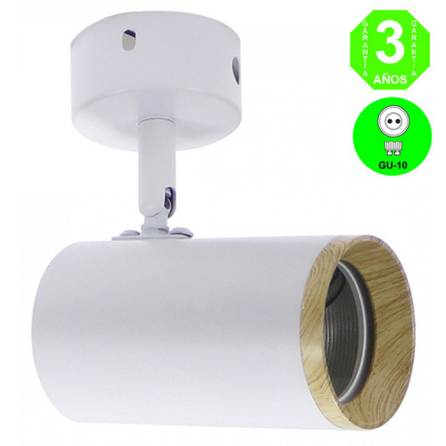 Aplique Orientable Pared o techo Country Blanco [AL4350LM]