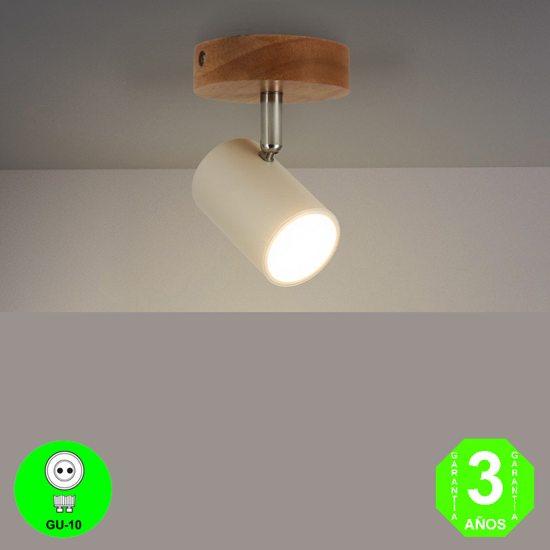 Aplique Pared o Techo Wood Orientable y Giratorio [AL4501LM]