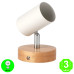 Aplique Pared o Techo Wood Orientable y Giratorio [AL4501LM]