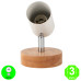 Aplique Pared o Techo Wood Orientable y Giratorio [AL4501LM]