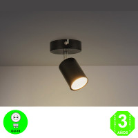 Aplique Pared o Techo Black Orientable y Giratorio [AL4505LM]