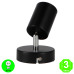 Aplique Pared o Techo Black Orientable y Giratorio [AL4505LM]