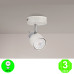 Aplique Pared o Techo White Orientable y Giratorio color Blanco [AL4513LM]