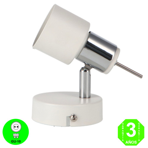 Aplique Pared o Techo White Orientable y Giratorio color Blanco [AL4513LM]
