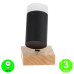 Aplique Pared o Techo Black Wood Orientable y Giratorio color Negro Madera [AL4521LM]