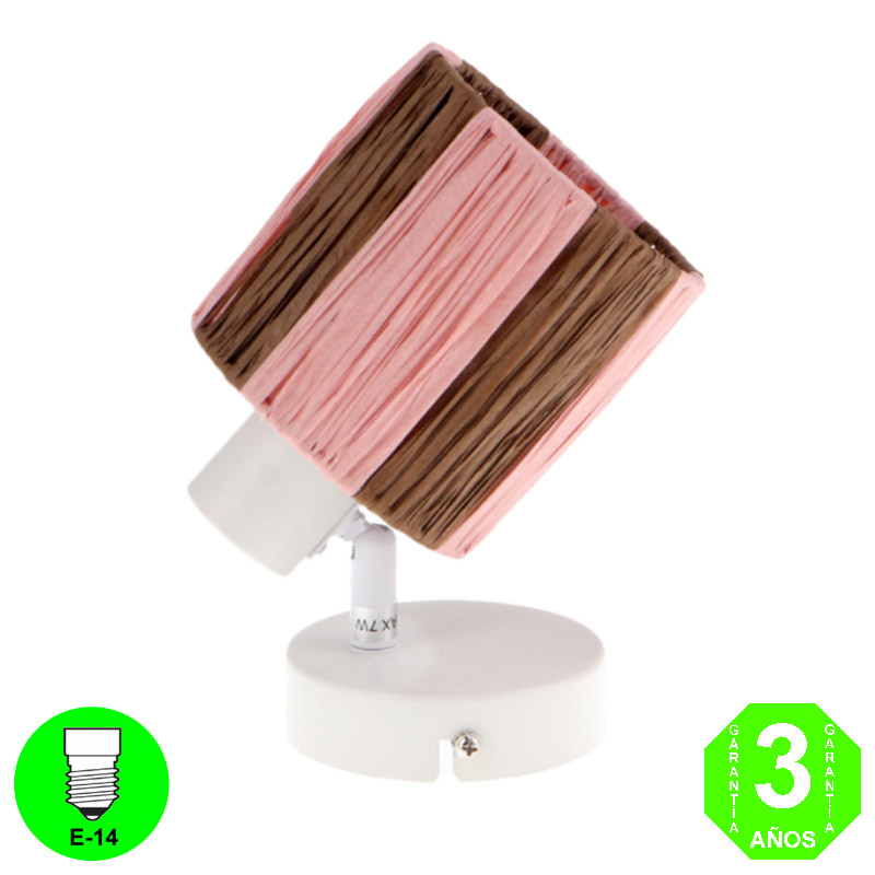 Aplique Pared o Techo Camp Orientable y Giratorio color Blanco [AL4524LM]