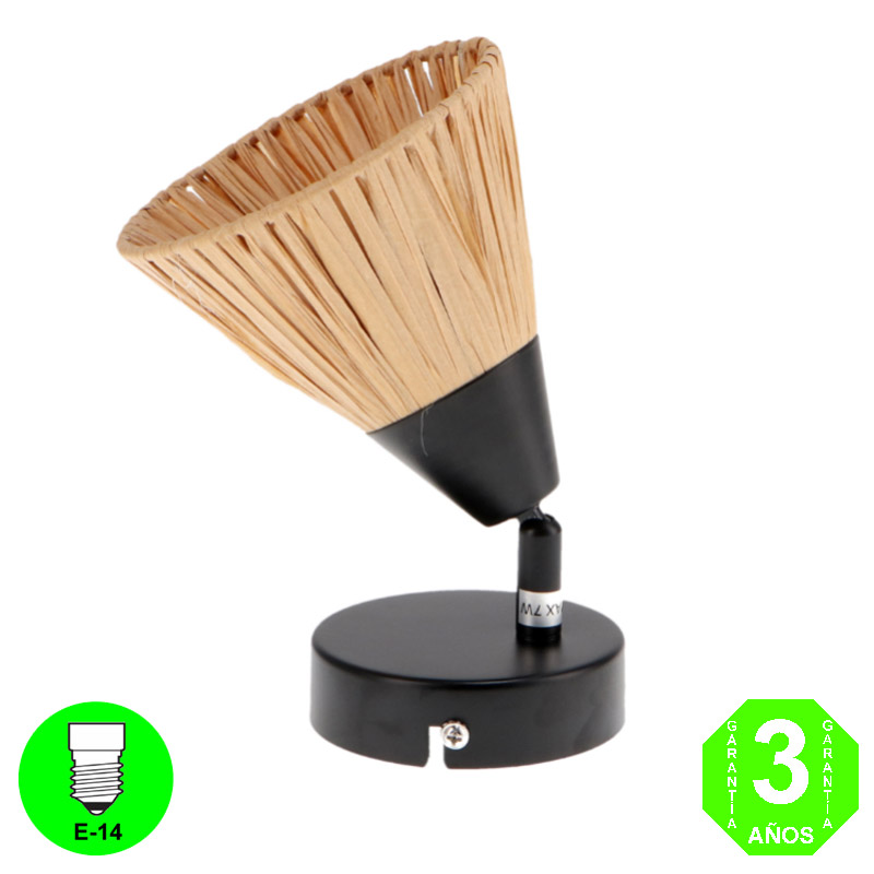 Aplique Pared o Techo Cortijo Orientable y Giratorio color Blanco [AL4532LM]