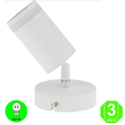 Aplique Pared o Techo Álamos Orientable y Giratorio color Blanco [AL4533LM]