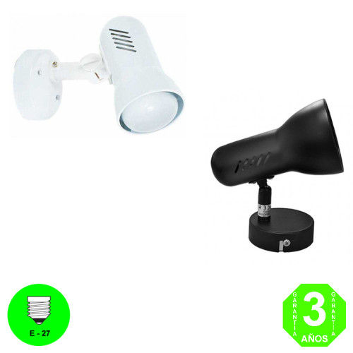 Aplique Classic Color Blanco o Negro Orientable R-63 [ALCL163MB]