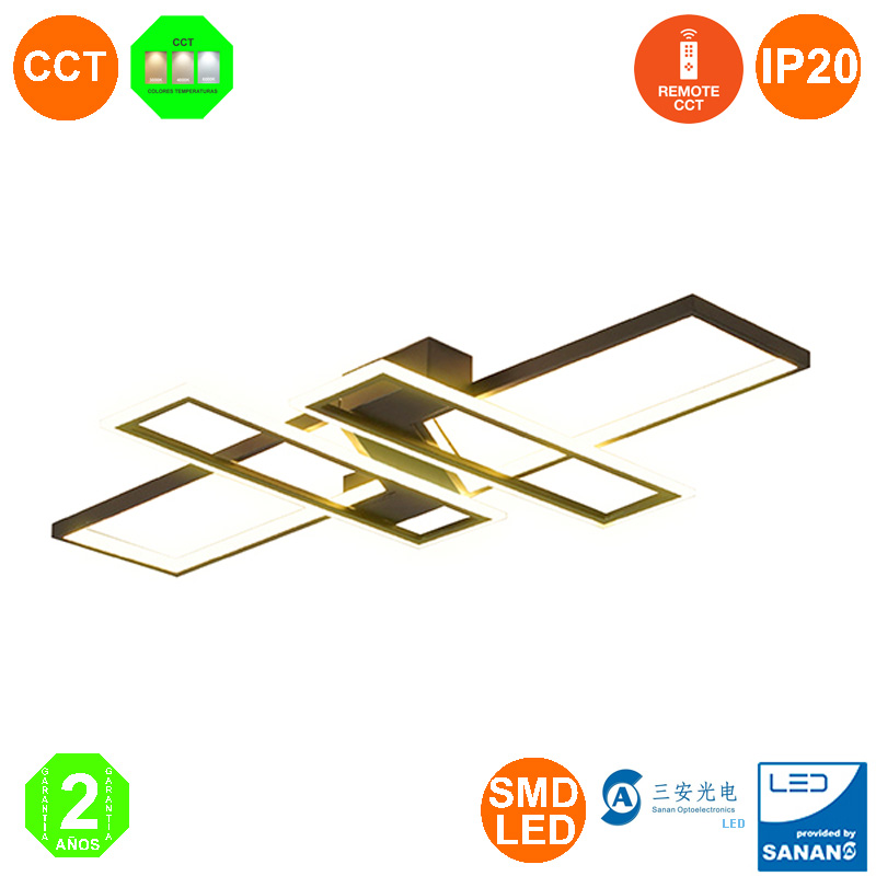 Plafón Lámpara Led Kube 80W IP20 6400Lm CCT