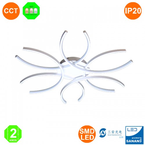 Plafón Lámpara Led Petals 60W IP20 4800Lm CCT