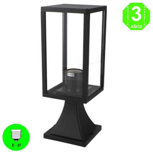 Aplique Baliza SobreMuros DUCTE color Negro IP44 [AL7414LM]