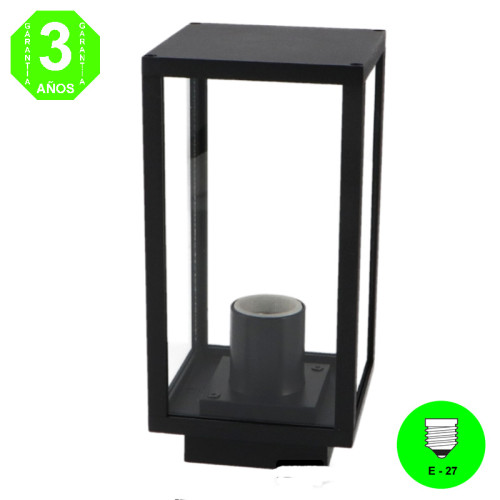Aplique Baliza SobreMuros DUCTE Plus color Negro IP44 [AL7415LM]