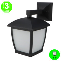 Aplique Pared HOUSE color Negro IP44 [AL7417LM]