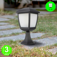 Aplique Baliza Sobre Muros HOUSE color Negro IP44 [AL7419LM]