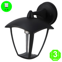 Aplique Pared RONSE V color Negro IP44 [AL7423LM]