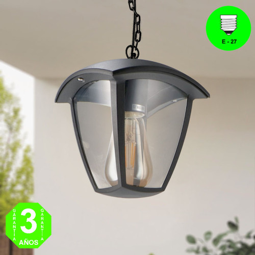 Lámpara de Techo RONSE color Negro IP44 [AL7426LM]