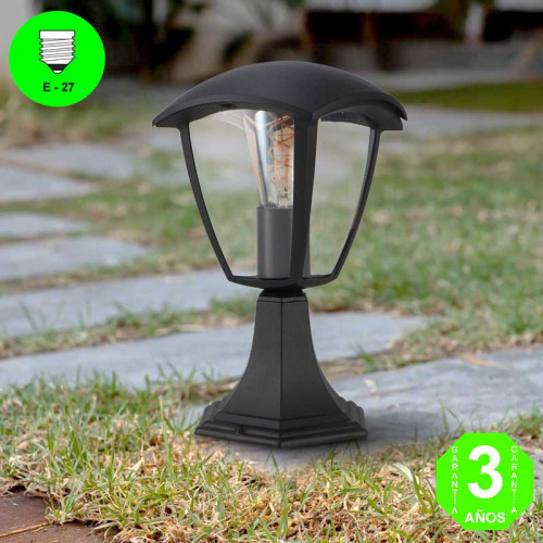 Aplique Baliza SobreMuros RONSE color Negro IP44 [AL7427LM]