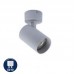 Aplique 1 Foco Orientable GU10 Color Blanco o Negro Sin Bombillas