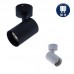 Aplique 1 Foco Orientable GU10 Color Blanco o Negro Sin Bombillas