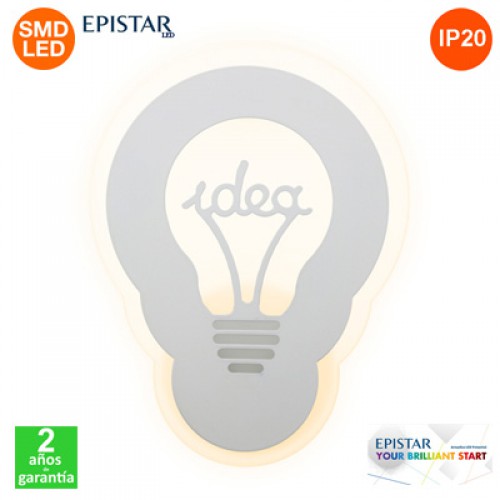 Aplique Plafón Led Bulb 22W IP20 1600Lm Epistar 