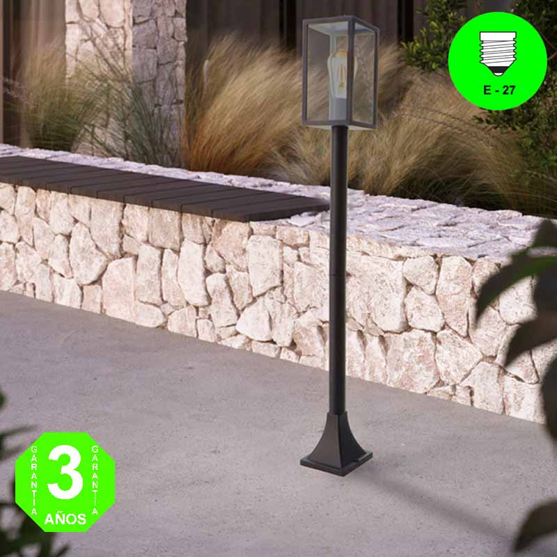 Aplique Baliza FLOOR DUCTE color Negro IP44 [AL7416LM]