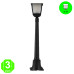 Aplique Baliza Suelo HOUSE PLUS color Negro IP44 [AL7420LM]