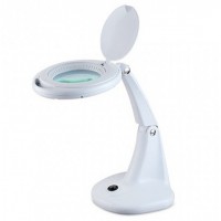 Flexo LED 10W Articulado con Lupa Color Blanco
