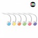 Flexo Sobremesa LED 5,5W 4000°K y RGB Regulable USB Color Blanco