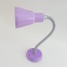 Flexo Pared 1 x E14 Color Lila - Malva, Mango - Pistacho brazo Flexible
