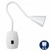Flexo Enchufable Cónico GU10 Color Blanco