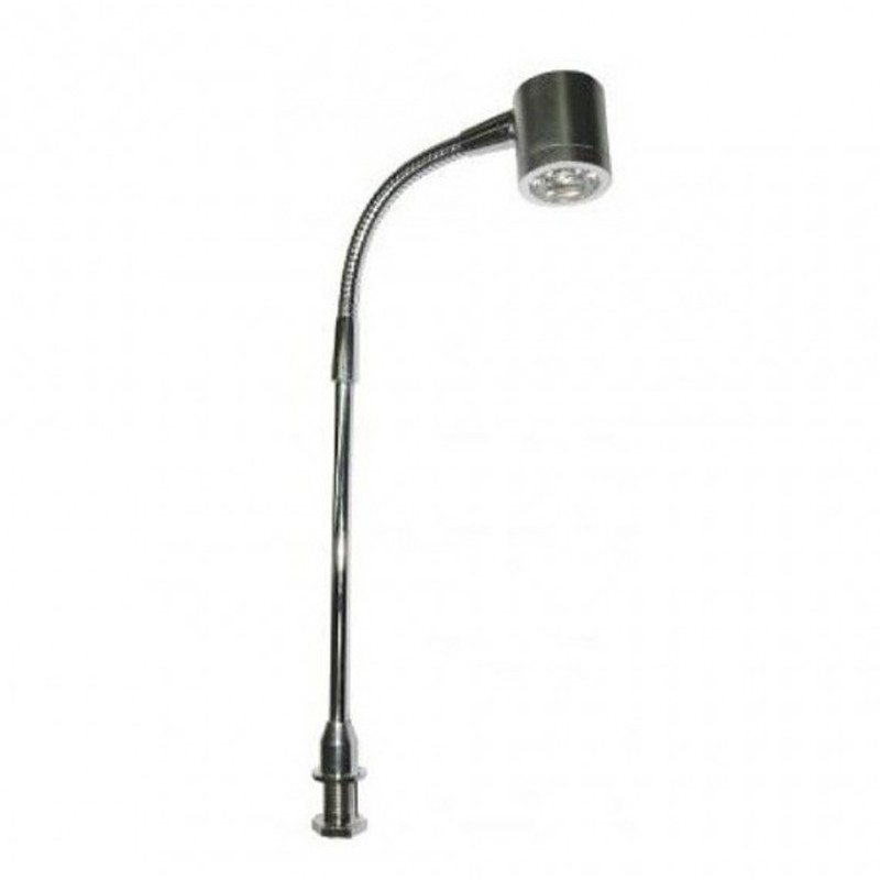 Flexo Micro Foco LED 3W semi empotrable Color Aluminio Satinado