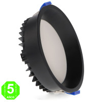 Foco Downlight LED CCT Luxtar 50W Black Antideslumbrante [AL4249GA]