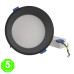 Foco Downlight LED CCT Luxtar 30W Black Antideslumbrante [AL4258GA]